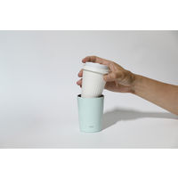 GOMUG S ミストピンク 1個 保温保冷ステンレスマグ コーヒーカップがすっぽり入る ホットコーヒー シービージャパン