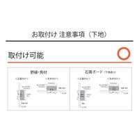 立川機工 FIRSTAGE(ファーステージ) フリーハング type1 幅900×奥行250mm ブラック 1台（直送品）