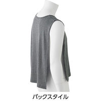 ケアファッション 丸首脇縫製無シャツ グレー L~LL W0180066112 1着（直送品）