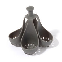 シリコンゆで卵ボイラー チャコール LAKOLE/ラコレ