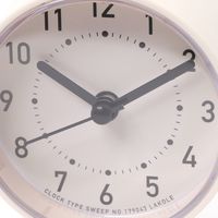 時計　ラウンドスタンドクロック アイボリー LAKOLE/ラコレ