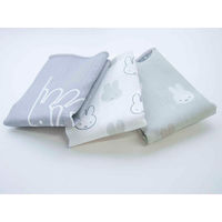 オカト- かや織ふきん 同柄3枚セット ミッフィ- DickBruna 顔だけミッフィ- 376052 1個（直送品）