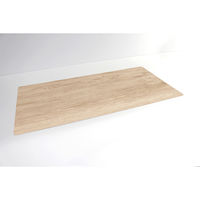 明和グラビア デスクマット 29×58cm パ-ソナルデスクマット 木目 塩化ビニル樹脂 ベ-ジュ 403865 1個（直送品）