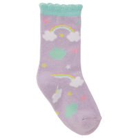 スケ-タ- 靴下 キッズ 男の子 女の子 リトルユニコ-ン 空 14~16cm 子供用靴下 かわいい 484231 1個（直送品）
