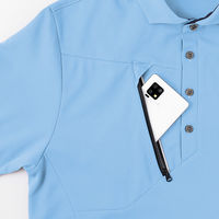 アイトス 半袖ポロシャツ サックス 5L 50016-007-5L 50016 1枚（直送品）