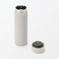 無印良品 真空断熱構造 保温保冷ボトル フラットタイプ ５００ｍＬ グレーベージュ 良品計画