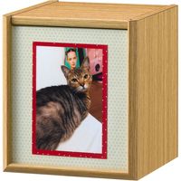 【軒先渡し】朝日木材加工 ペット仏壇 クロシェ 幅160×奥行160×高さ177mm ナチュラル CLP-1816BX-NA 1個（直送品）