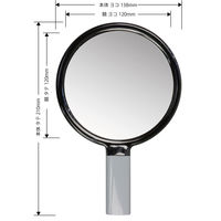 ヤマムラ レディ丸型ハンドL M-05BK 3個（直送品）