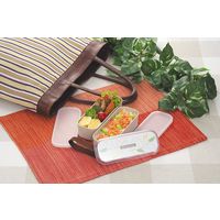 イモタニ スリムランチボックス2段 LALA-205 8個（直送品）