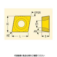 旋削 内径用チップ CCMT09T308ーMF2:CP500 CCMT09T308-MF2CP500 1セット(10個)（直送品）