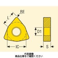 旋削 外径用チップ WNMG060412ーMF1:CP500 WNMG060412-MF1CP500 1セット(10個)（直送品）
