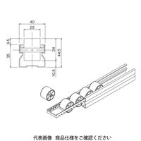 TMEHジャパン TMEH セパレーションプラコン40 GPR4040B-3-AL 1本(1個)（直送品）
