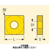 旋削 外径用チップ SNMG120412ーMF1:TS2000 SNMG120412-MF1TS2000 1セット(10個)（直送品）