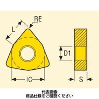 セコ・ツールズ・ジャパン 旋削 外径用チップ WNMG060412ーMF5TP1501 1セット(10個)（直送品）