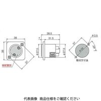 アメリカン電機 引掛形 機器用アウトレット 2127 1セット(6個)（直送品）