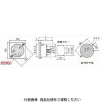 アメリカン電機 引掛形 フランジインレット 3125GN 1セット(2個)（直送品）