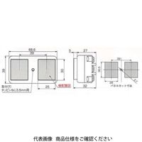 アメリカン電機 抜止複式機器用アウトレット黒 7117GHDZーBK 1セット(5個)（直送品）