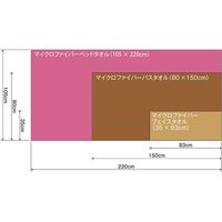 フィフティ・ヴィジョナリー マイクロファイバーバスタオル TBM-001-WR 1枚