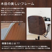 タマリビング ホームチェア ブロンコ BR ブラウン 50003104 1脚（直送品）