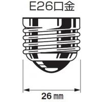 パナソニック 街灯用電球 E26口金 60ミリ径 60形 クリア G60WD（直送品）