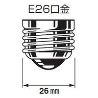 LED電球 (MILIE ミライエ) T形全方向タイプ 一般電球形 60W形相当 全光束810lm 電球色 E26口金 LDT6NG60S 1個