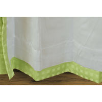 ユニベール 厚地+レースカーテンセット ショット 幅1000×高さ1500mm グリーン 4548654744117 1セット（4枚入）（直送品）