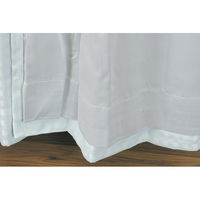 ユニベール 厚地+レースカーテンセット ショット 幅1000×高さ1000mm ターコイズ 4548654744193 1セット（4枚入）（直送品）