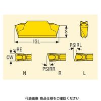 旋削 MDT用チップ LCMR160604ー0600ーMC:CP600 LCMR160604-0600-MCCP600 1セット(10個)（直送品）