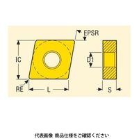 旋削 外径用チップ CNGG120404ーMF1:CP200 CNGG120404-MF1CP200 1セット(10個)（直送品）