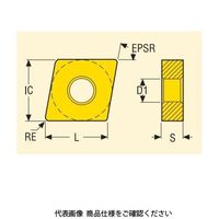 セコ・ツールズ・ジャパン 旋削 外径用チップ CNMM190616ーR7TP2501 1セット(10個)（直送品）