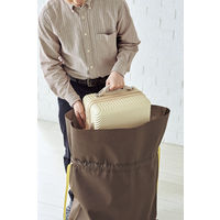 ササガワ ソフトバッグ 超BIG ダークブラウン 1P 50-3961 1枚袋入