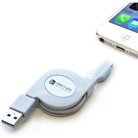 カシムラ USB充電&同期ケーブル リール 80cm LN WH KL-31 1個