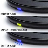 サンワサプライ ワイヤレス充電パッド（5W） WLC-PAD16BK 1個（直送品）