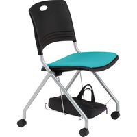 藤沢工業 TOKIO FNCシリーズ ミーティングチェア FNC-K5T クリアグリーン 1セット（4脚入）（取寄品）