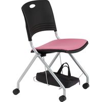 藤沢工業 TOKIO FNCシリーズ ミーティングチェア FNC-K5T ピンクローズ 1セット（4脚入）（取寄品）