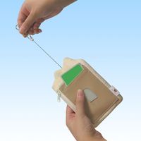 明邦 ねこのプリントリールパスケース キジトラ MEIHO_ME141（直送品）