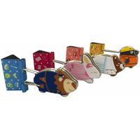 サンケーキコム ワーキングクリップ バニーナース WKGーNAー3 1セット(15個:3個×5パック)