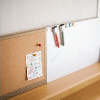 オカムラ リュブレ デスク専用オプション ホワイトボード 幅799×奥行14×高さ467mm 86NA8W MT13 1台（直送品）