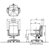オカムラ ノーム ワークチェア 肘つき ライトグレー 8CB5KB FHV1 1脚（直送品）