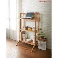 オカムラ ヴィチーノ シェルフ&デスク 幅700×奥行450×高さ1200mm オークブラウン 86NBAD WG38 1台（直送品）