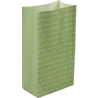 キングコーポレーション 角底袋 英文字（グリーン） M 5枚入×30パック KK0084（直送品）