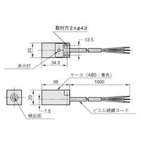 アズビル 直流3線式角形近接スイッチ FL2ー7A6HーL2 1個（直送品）
