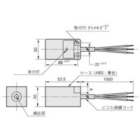 アズビル 直流3線式角形近接スイッチ FL2ー12A6H 1個（直送品）