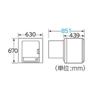 HITACHI（日立） 衣類乾燥機 4kg 白 DE-N40WX W 1台