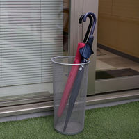 不二貿易 メッシュ 傘立て(大)(直径25.5x50)SV 69289 1台