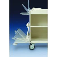 山崎産業 コンドル ワゴン T3-C（フレーム：クロームメッキ） C176-000X-MB 1箱（1台入）（直送品）