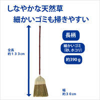 山崎産業 デイリークリーン 座敷箒 長柄 座敷ほうき　室内　屋内 1箱(2本入)