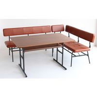 【アウトレット】市場 anthem アンセム LDテーブル 幅1200×奥行750×高さ720mm ブラウン ANT-3049BR 1台（直送品）