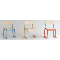 市場 PLETO キッズウッドチェア L ナチュラル PLC-3246NA-4 1セット（4脚入）（直送品）