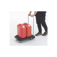 樹脂台車 こまわり君 MP6039N2BK トラスコ中山 TRUSCO　1台（わけあり品）